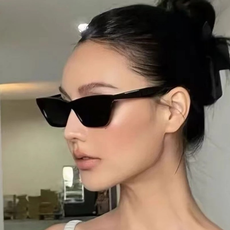 Luxury Zone - Lüks Kedi Gözü Siyah Güneş Gözlüğü