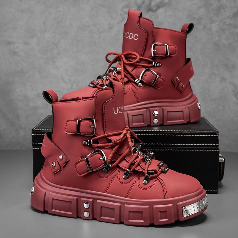 Luxury Lifestyle Products - Orijinal Marka Erkek Botları Punk Platform