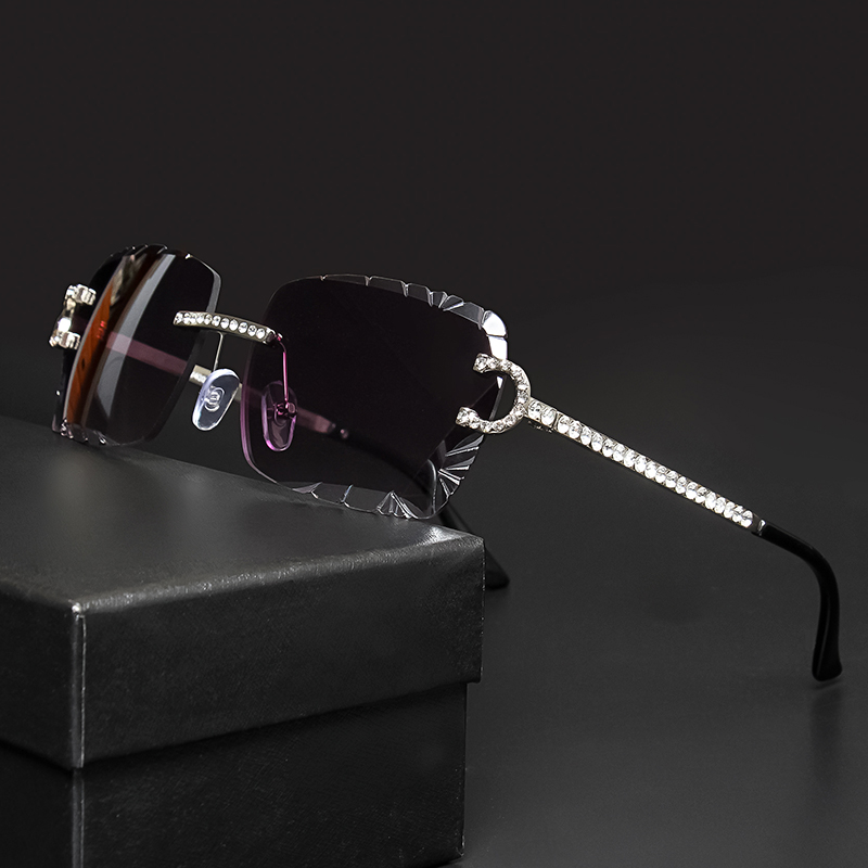 Luxury Lifestyle Products - Moda Çerçevesiz Kare Güneş Gözlüğü Vintage