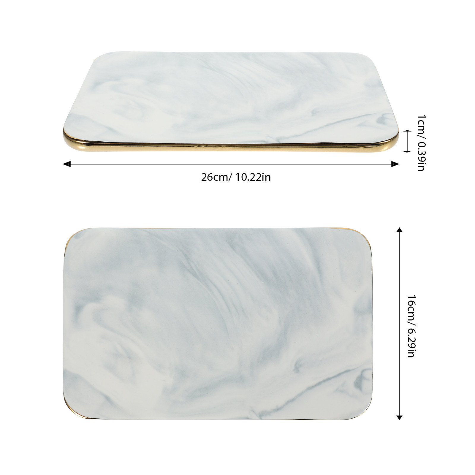 Mermer Tepsi Zarif El Yapımı K - Marble Serving Board incelemesi ve fiyatı