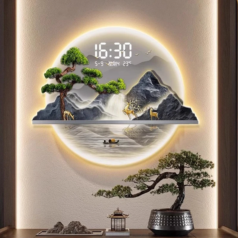 Çin Tarzı Tasarım Duvar Saatle - Luxury Lifestyle Aesthetics incelemesi ve fiyatı