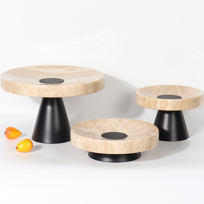 Bej traverten tepsi ile Metal  - Marble Serving Board incelemesi ve fiyatı