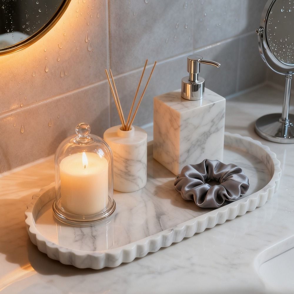 Silikon Oval Saklama Tepsisi M - Marble Serving Board incelemesi ve fiyatı